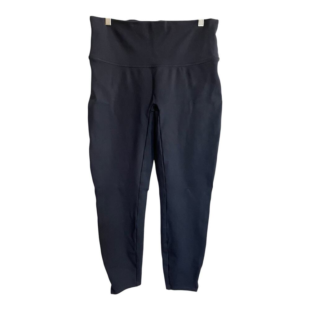 SPANX Ponte Ankle Leggings Pants High Waist 20262R Navy Blue Womens Size XL
